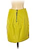 Jason Wu 100% Leather Yellow Leather Skirt Size 6 - photo 2