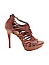 Jessica Simpson 100% Leather Brown Heels Size 8 - photo 1