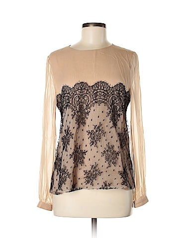 Jason Wu Long Sleeve Silk Top (view 1)