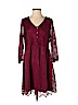 Maurices 100% Polyester Burgundy Casual Dress Size M - photo 1