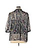 Black Rainn 100% Polyester Blue 3/4 Sleeve Blouse Size XL - photo 2