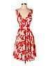 Eva Franco 100% Polyester Red Casual Dress Size 2 - photo 1