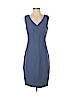 Karl Lagerfeld Paris Blue Casual Dress Size 4 - photo 1
