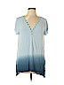 American Eagle Outfitters Blue Short Sleeve Top Size L - photo 1