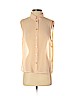 Topshop Boutique 100% Polyester Orange Sleeveless Blouse Size 10 - photo 1