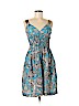 Trina Turk 100% Silk Blue Casual Dress Size 8 - photo 1