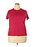 Lands' End 100% Cotton Pink Short Sleeve T-Shirt Size 18 - photo 1