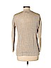 Very Vineyard 100% Linen Tan Cardigan Size M - photo 2