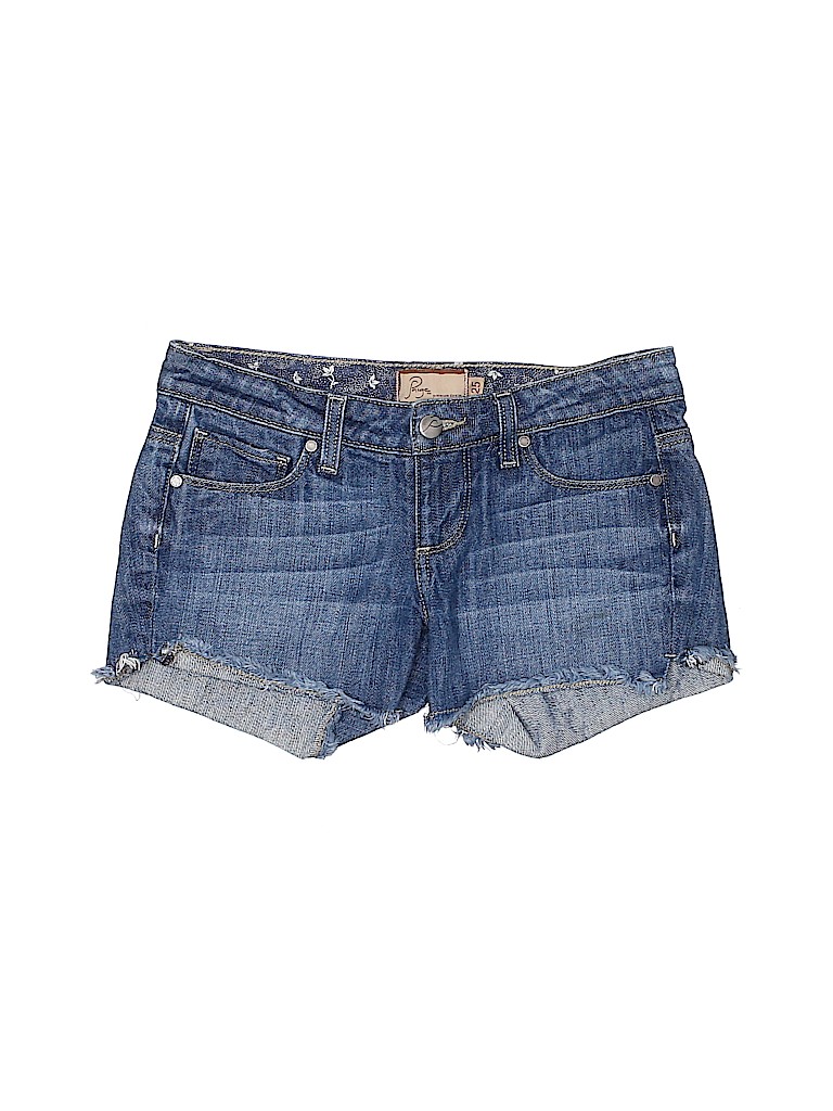 Paige Blue Denim Shorts Size 25 waist - photo 1