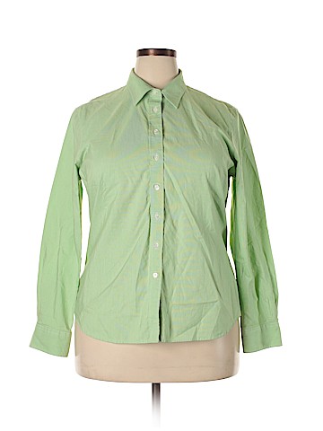 Lands' End Long Sleeve Button-Down Shirt (view 1)