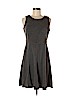 Evan Picone Gray Casual Dress Size 8 (petite) - photo 1