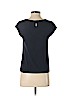 Banana Republic Factory Store 100% Polyester Blue Short Sleeve Blouse Size XS (petite) - photo 2