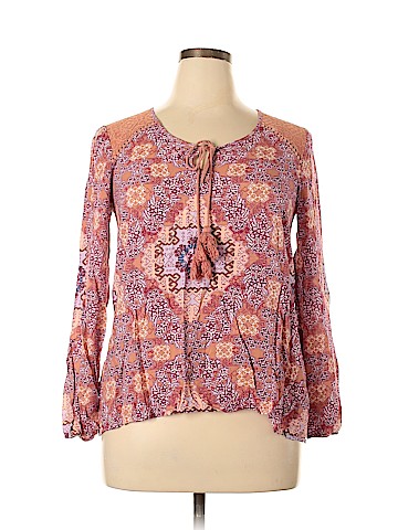 Hint of Mint Long Sleeve Blouse (view 1)