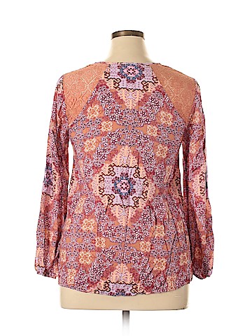 Hint of Mint Long Sleeve Blouse (view 2)