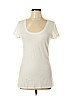 BCBGMAXAZRIA White Short Sleeve T-Shirt Size L - photo 1