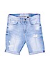 H&M Solid Blue Denim Shorts Size 11 - 12 - photo 1