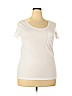Saks Fifth Avenue 100% Cotton White Short Sleeve T-Shirt Size XL - photo 1