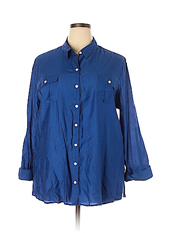 Chico's Long Sleeve Button-Down Shirt (view 1)