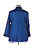 Chico's Blue Long Sleeve Button-Down Shirt Size XXL (4) - photo 2