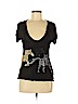 Press 100% Modal Black Short Sleeve Top Size S (petite) - photo 1
