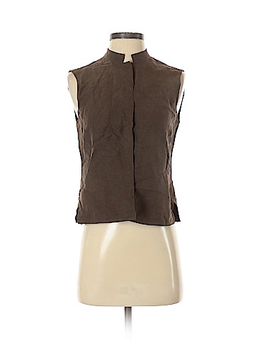Carlisle Sleeveless Button-Down Shirt (view 1)