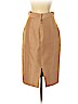 J. Mendel 100% Silk Tan Silk Skirt Size 4 - photo 2