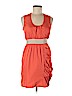Yigal Azrouël New York 100% Polyester Orange Cocktail Dress Size 6 - photo 1
