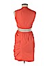 Yigal Azrouël New York 100% Polyester Orange Cocktail Dress Size 6 - photo 2
