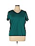 Ruby Rd. 100% Cotton Teal Short Sleeve T-Shirt Size XL - photo 1