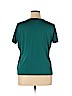Ruby Rd. 100% Cotton Teal Short Sleeve T-Shirt Size XL - photo 2
