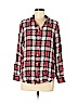 Banana Republic 100% Rayon Red Long Sleeve Button-Down Shirt Size M - photo 1