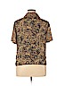 Sag Harbor 100% Polyester Brown Short Sleeve Blouse Size 14 (petite) - photo 2