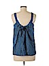 Ann Taylor LOFT Outlet 100% Lyocell Blue Sleeveless Blouse Size M (petite) - photo 2