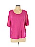 Chico's Pink Short Sleeve T-Shirt Size XL (3) - photo 1