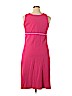 Lands' End Pink Casual Dress Size XL - photo 2