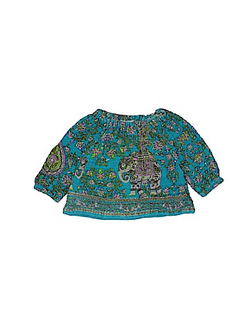 Peek 3/4 Sleeve Blouse (view 1)