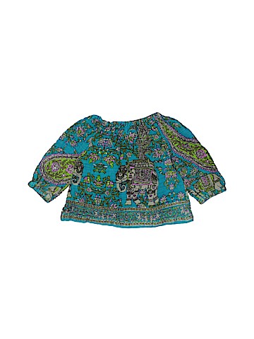 Peek 3/4 Sleeve Blouse (view 2)