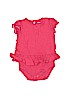 Gymboree 100% Cotton Solid Pink Short Sleeve Outfit Size 6-12 mo - photo 1
