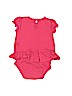 Gymboree 100% Cotton Solid Pink Short Sleeve Outfit Size 6-12 mo - photo 2
