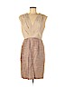 Max and Cleo 100% Polyester Tan Casual Dress Size 8 - photo 1