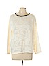 Ann Taylor LOFT 100% Polyester Ivory Long Sleeve Blouse Size XL - photo 1