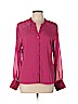 JW (JW Style) 100% Polyester Pink Long Sleeve Blouse Size L - photo 1