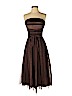 BCBGMAXAZRIA 100% Polyester Brown Cocktail Dress Size 4 - photo 1
