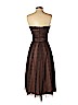 BCBGMAXAZRIA 100% Polyester Brown Cocktail Dress Size 4 - photo 2