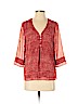 Coldwater Creek 100% Polyester Orange 3/4 Sleeve Blouse Size S (petite) - photo 1