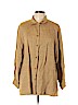 Doncaster Tan Long Sleeve Button-Down Shirt Size 12 - photo 1