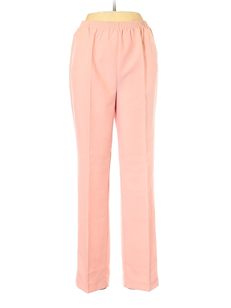 Sara Morgan for Haband 100% Polyester Solid Pink Casual Pants Size 10 ...