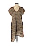 Johnny Was 100% Silk Brown Casual Dress Size S - photo 1