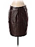 Ralph Lauren Collection 100% Lambskin Brown Leather Skirt Size 2 - photo 1