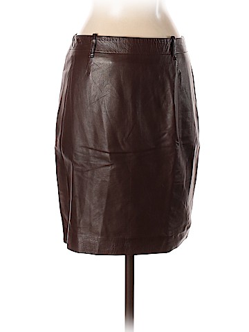 Ralph Lauren Collection Leather Skirt (view 2)